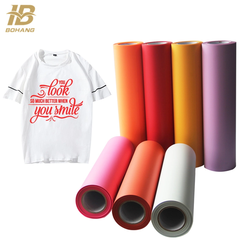 Korea Quality PU Htv Flex Heat Transfer Textile Vinyl for Clothing